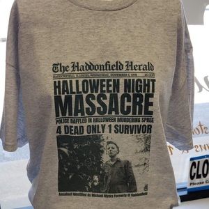 Brand new Michael Myers newspaper unisex T-shirt